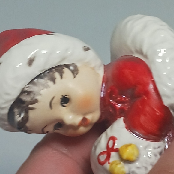 Vintage Goebel 1990 Annual Baby Santa On Sleigh Ornament #273 W. Germany - Picture 4 of 11